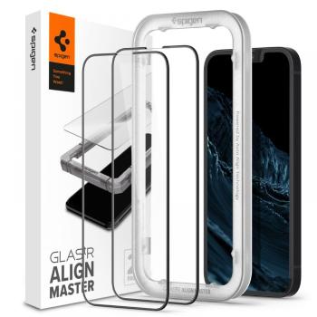 SPIGEN ALM FC 3D sklo Apple iPhone 14 Plus / iPhone 13 Pro Max čierne - 2 kusy