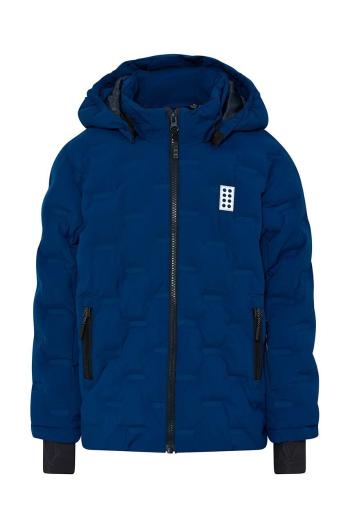 Detská lyžiarska bunda Lego 22879 JACKET tmavomodrá farba