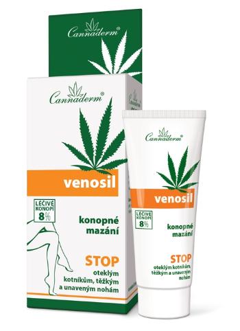 CANNADERM VENOSIL Konopné mazanie na unavené nohy 100 ml