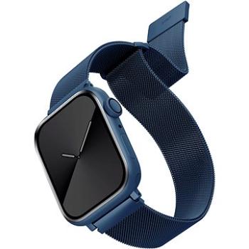 Uniq Dante remienok na Apple Watch 42/44/45/Ultra 49 mm modrý (UNIQ-45MM-DANCBLU)