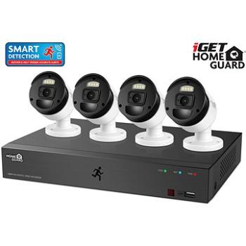 iGET HOMEGUARD HGDVK84404P, 8-kanálový FullHD DVR + 4× kamera FullHD 1080 p so SMART detekciou pohyb