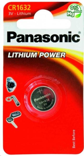 PANASONIC Lítiová batéria (gombíková) CR-1632EL/1B 3V (Blister 1ks)