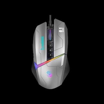 A4tech Bloody Myš W60 Max Activated, podsvietená herná myš, 12000 DPI, USB, Sivá