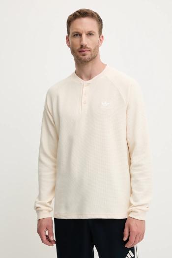 Mikina adidas Originals Essentials béžová farba, jednofarebná, JX2757