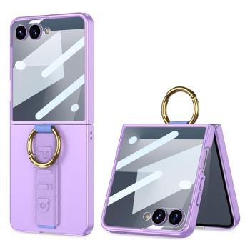 GKK BAND Ochranný kryt s držiakom Samsung Galaxy Z Flip7 5G fialový