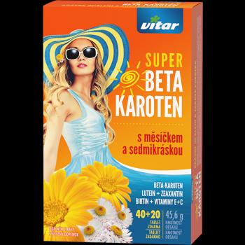 REVITAL VITAR Super-beta karotén 40+ 20 tabliet