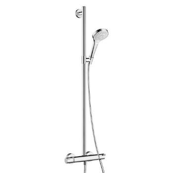 Sprchová batéria Hansgrohe Croma Select S so sprchovacím setom 150 mm biela/chróm 27247400