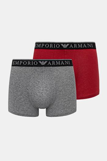Boxerky Emporio Armani Underwear 2-pak šedá farba, EM000252 AF10776