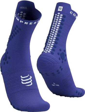 Compressport Pro Racing V4.0 Trail Dazzling Blue/Dress Blues/White T2 Bežecké ponožky