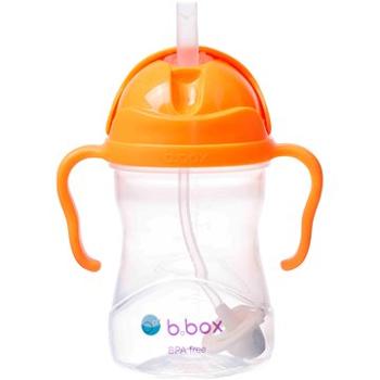 B.Box Hrnček so slamkou – pomaranč 240 ml (9353965005094)
