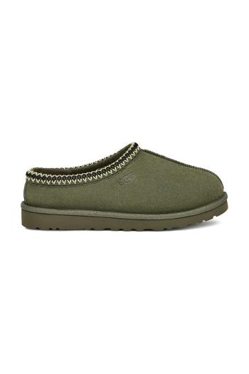 Semišové papuče UGG Tasman zelená farba, 5950-WLN