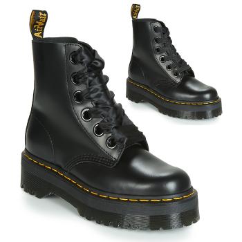 Dr. Martens  MOLLY BLACK BUTTERO  Polokozačky Čierna