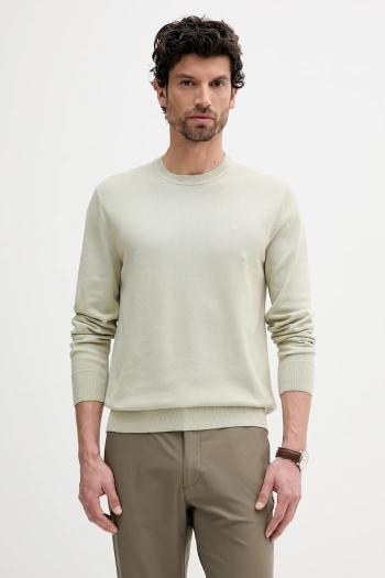 Bavlnený sveter Calvin Klein biela farba, ľahké, LV040BM343