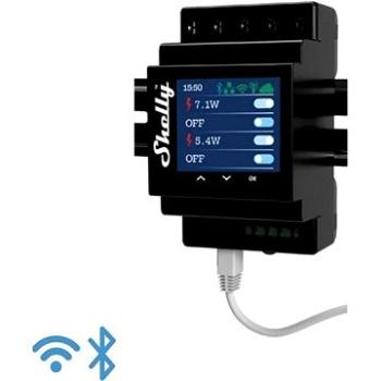 Shelly Pro 4PM, 4-násobný spínací modul na DIN lištu, LAN, WiFi, a Bluetooth (SHELLY-PRO-4PM)