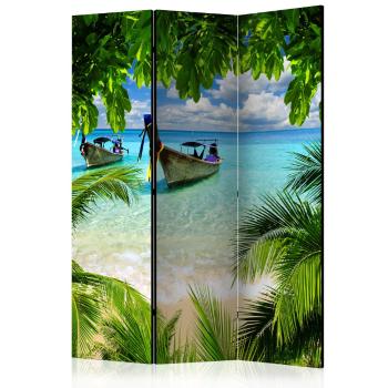 Paraván Tropical Paradise Dekorhome 135x172 cm (3-dielny)