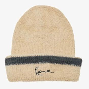 Téli sapka karl kani Signature Fluffy Beanie sand/black