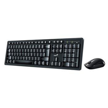 Genius Smart KM-8200, sada klávesnice s bezdrôtovou optickou myšou, 1x AA, 1x AAA, US, klasická, programovateľné klávesy typ 2.4 [