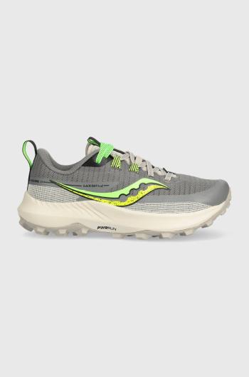 Topánky Saucony 13 PEREGRINE dámske, šedá farba