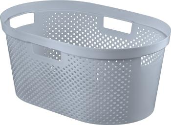 CURVER Kôš na čistú bielizeň INFINITY DOTS 40L | sivá