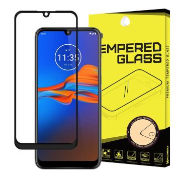 3D Tvrdené sklo Motorola Moto E6 Plus čierne