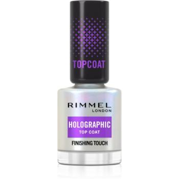 Rimmel Holographic vrchný lak na nechty s trblietkami 12 ml