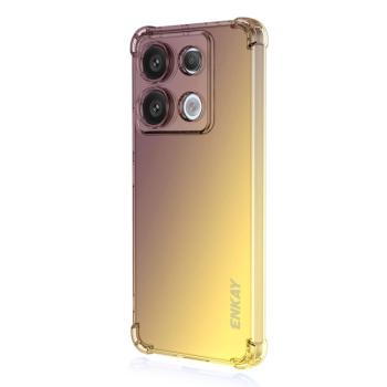 ENKAY GRADIENT Ochranný kryt pre Xiaomi Redmi Note 14S PURPLE GOLD