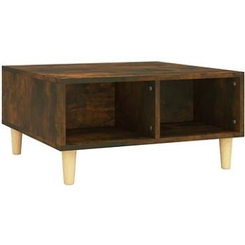 SHUMEE Konferenčný stolík dymový dub 60 × 60 × 30 cm drevotrieska, 813164