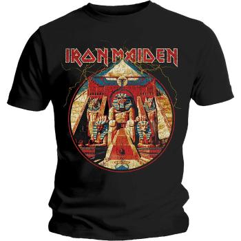 Iron Maiden tričko Powerslave Lightning Circle  one_size