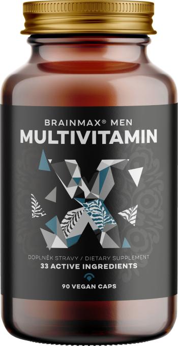 BRAINMAX BrainMax Men Multivitamin, multivitamín pro muže, 90 rostlinných kapslí 90 kapslí