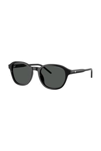 Slnečné okuliare Emporio Armani pánske, čierna farba, 0EA4247U