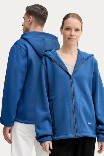 Mikina Rains Safi Fleece Hood Jacket T1 fialová farba, s kapucňou, jednofarebná, 21900