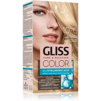 Schwarzkopf Gliss Color permanentná farba na vlasy odtieň 10-0 Ultra Light Natural Blonde 1 ks