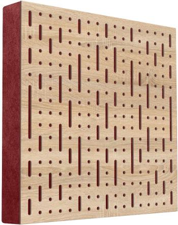 Mega Acoustic FiberPRO60 Binary Bean Sonoma Oak/Dark Red Absorpčný drevený panel