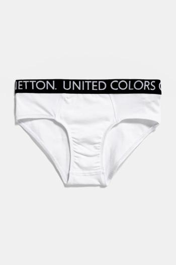 Detské slipy United Colors of Benetton 2-pak biela farba, 3OP80S484