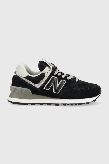 Tenisky New Balance WL574EVB WL574EVB-EVB, čierna farba