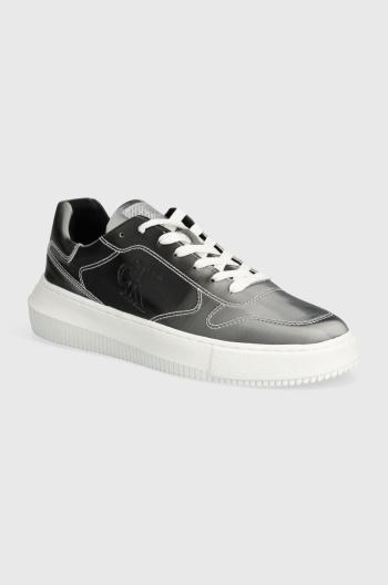 Tenisky Calvin Klein Jeans CHUNKY CUPSOLE LOW LACE MG DC strieborná farba, YW0YW01429