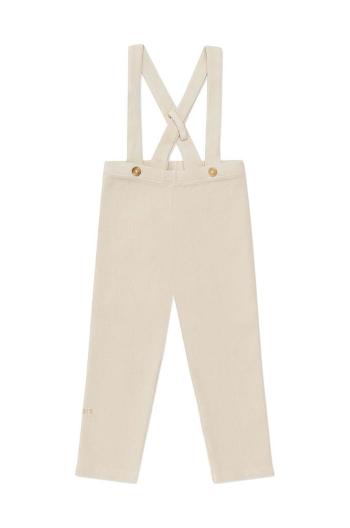 Legíny pre bábätká Donsje Deno Leggings béžová farba, jednofarebné, 3035100