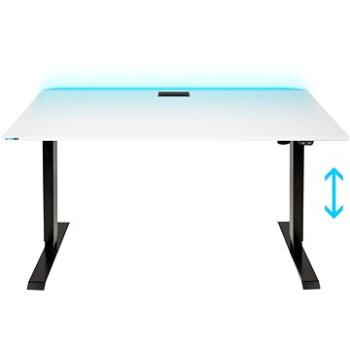SYBERDESK Electric, nastaviteľná výška 71 – 121 cm, LED, biely (H2-3V62-6MRFW)