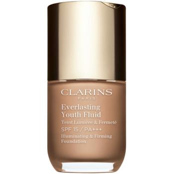 Clarins Everlasting Youth Fluid rozjasňujúci make-up SPF 15 odtieň 112 Amber 30 ml