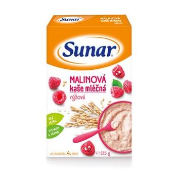 Sunar malinová kaša mliečna ryžová 225 g (8592084409609)