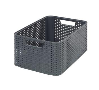 CURVER Úložný kôš STYLE M | tmavosivá
