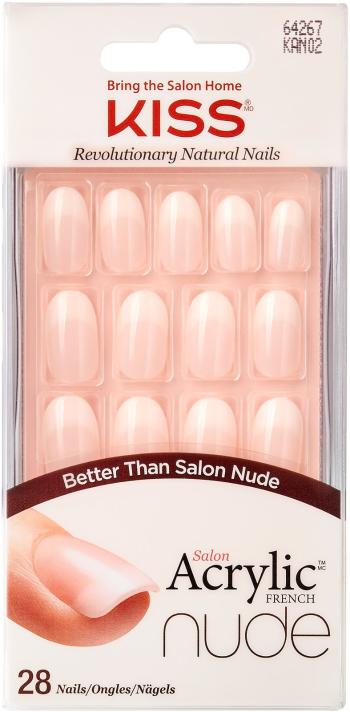 Műköröm KISS Salon Acrylic Nude Nails - Graceful