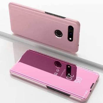 MIRROR Zaklápací obal Honor View 20 ružový