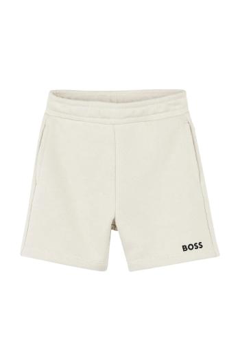 Šortky pre bábätká BOSS béžová farba, J52086