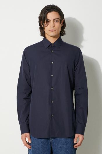 Bavlnená košeľa Paul Smith pánska, tmavomodrá farba, regular, s klasickým golierom, M1R-800P2-L00050