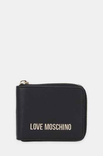 Peňaženka Love Moschino dámska, čierna farba, JC5639PP0L