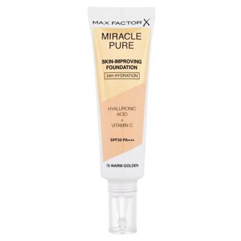 MAX FACTOR Miracle Pure SPF30 Skin-Improving Foundation 76 Warm Golden make-up 30 ml