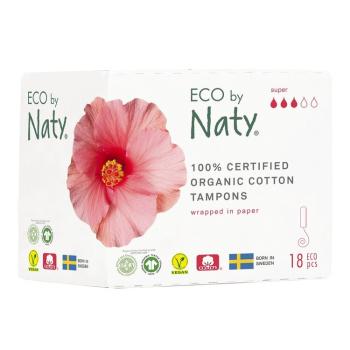 ECO BY NATY Dámske tampóny (18 ks) - super