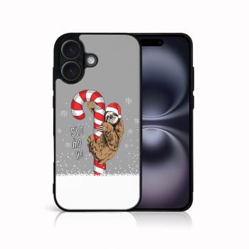 MY ART Kryt s vianočným dizajnom Apple iPhone 16 Plus CANDY (076)