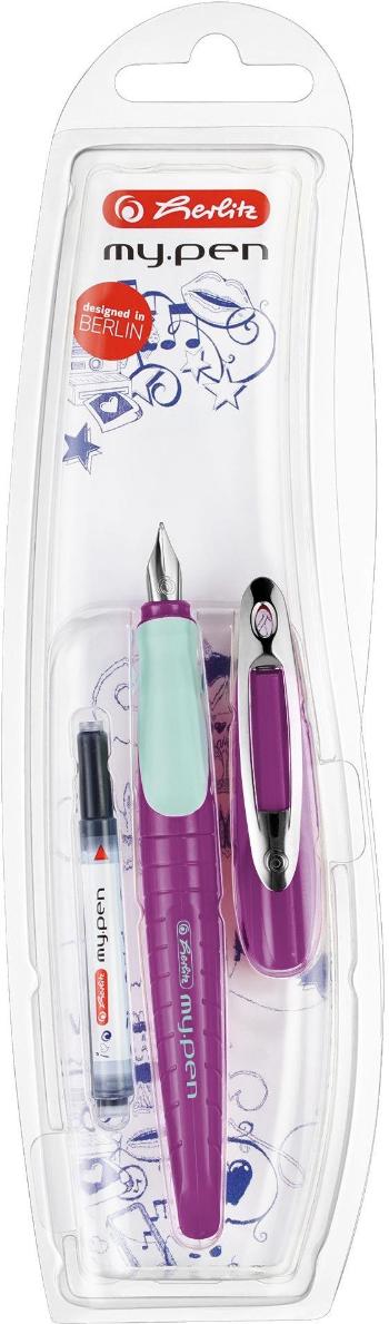 Töltőtoll HERLITZ my.pen M, rózsaszín-menta
